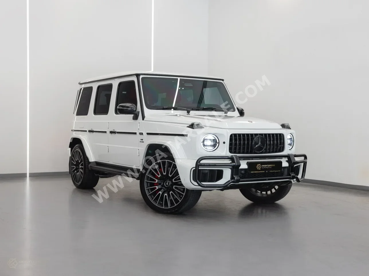 مرسيدس - بنز  جي - كلاس  63 اي ام جي  2025  اوتوماتيك  14,650 كم  8 سلندر  دفع رباعي  اس يو في  أبيض  تحت الضمان