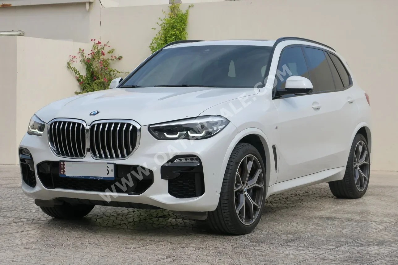 BMW  X-Series  X5 40i  2020  Automatic  55,000 Km  6 Cylinder  Four Wheel Drive (4WD)  SUV  White  With Warranty