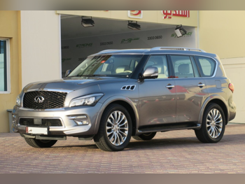 Infiniti  QX  80  2015  Automatic  101,000 Km  8 Cylinder  Four Wheel Drive (4WD)  SUV  Gray