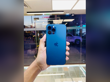 هواتف نقالة ابل  - ايفون 12  - برو ماكس  - أزرق  - تحت الضمان