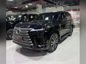 لكزس  ال اكس  600 لكجري  2024  اوتوماتيك  55,000 كم  6 سلندر  دفع رباعي  اس يو في  أسود  تحت الضمان