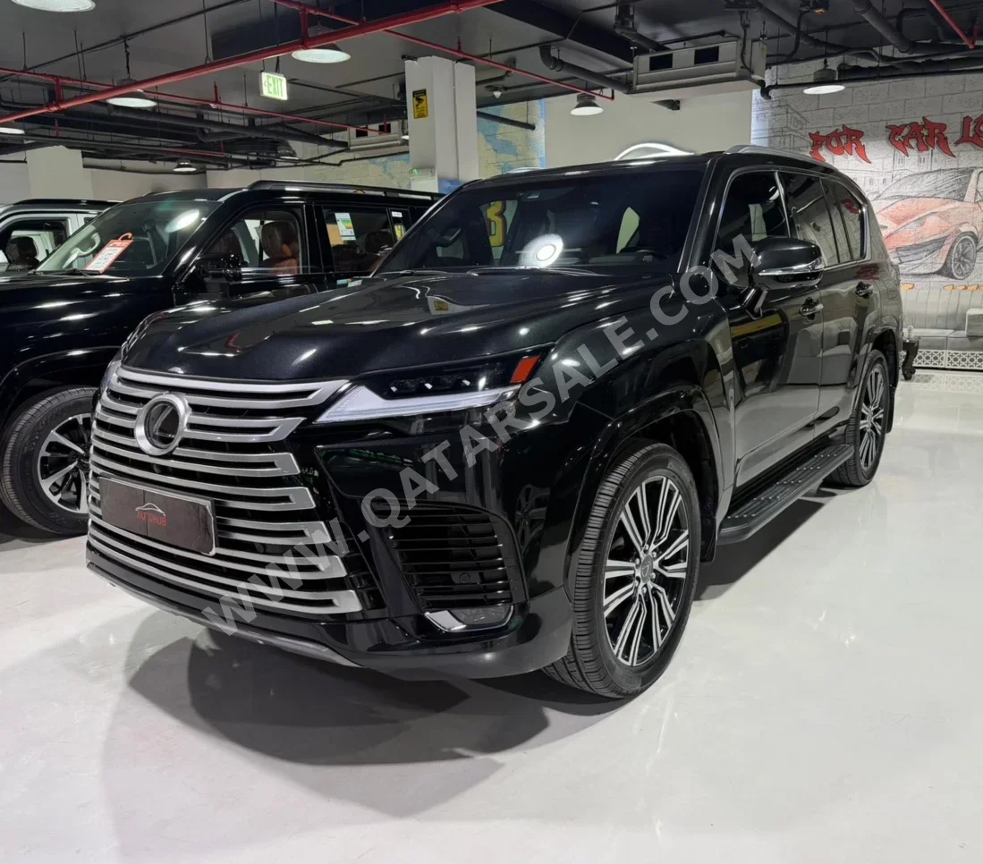 Lexus  LX  600 Luxury  2024  Automatic  55,000 Km  6 Cylinder  Four Wheel Drive (4WD)  SUV  Black  With Warranty