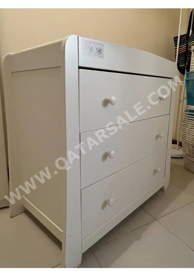 Kids Wardrobes & Drawers - Drawers Unit  - White