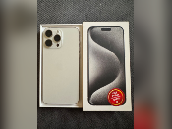 Mobile Phones Apple  - iPhone 15  - Pro Max  - White  - 256 GB