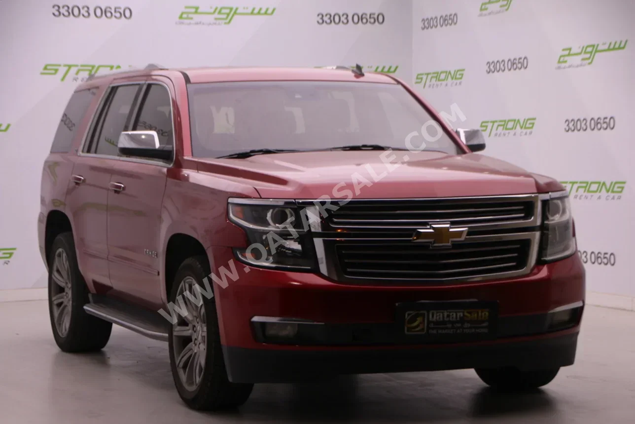 Chevrolet  Tahoe  2015  Automatic  246,000 Km  8 Cylinder  Four Wheel Drive (4WD)  SUV  Maroon