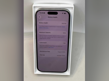 Mobile Phones Apple  - Iphone 16  - Pro  - Natural Titanium  - 128 GB