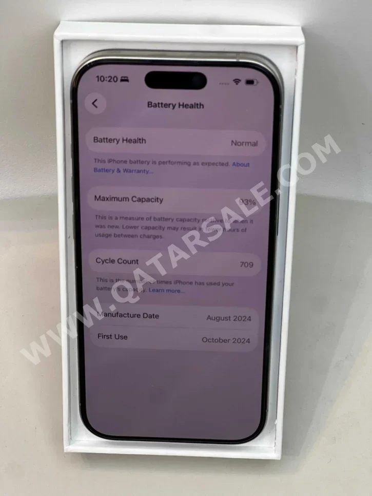 Mobile Phones Apple  - Iphone 16  - Pro  - Natural Titanium  - 128 GB