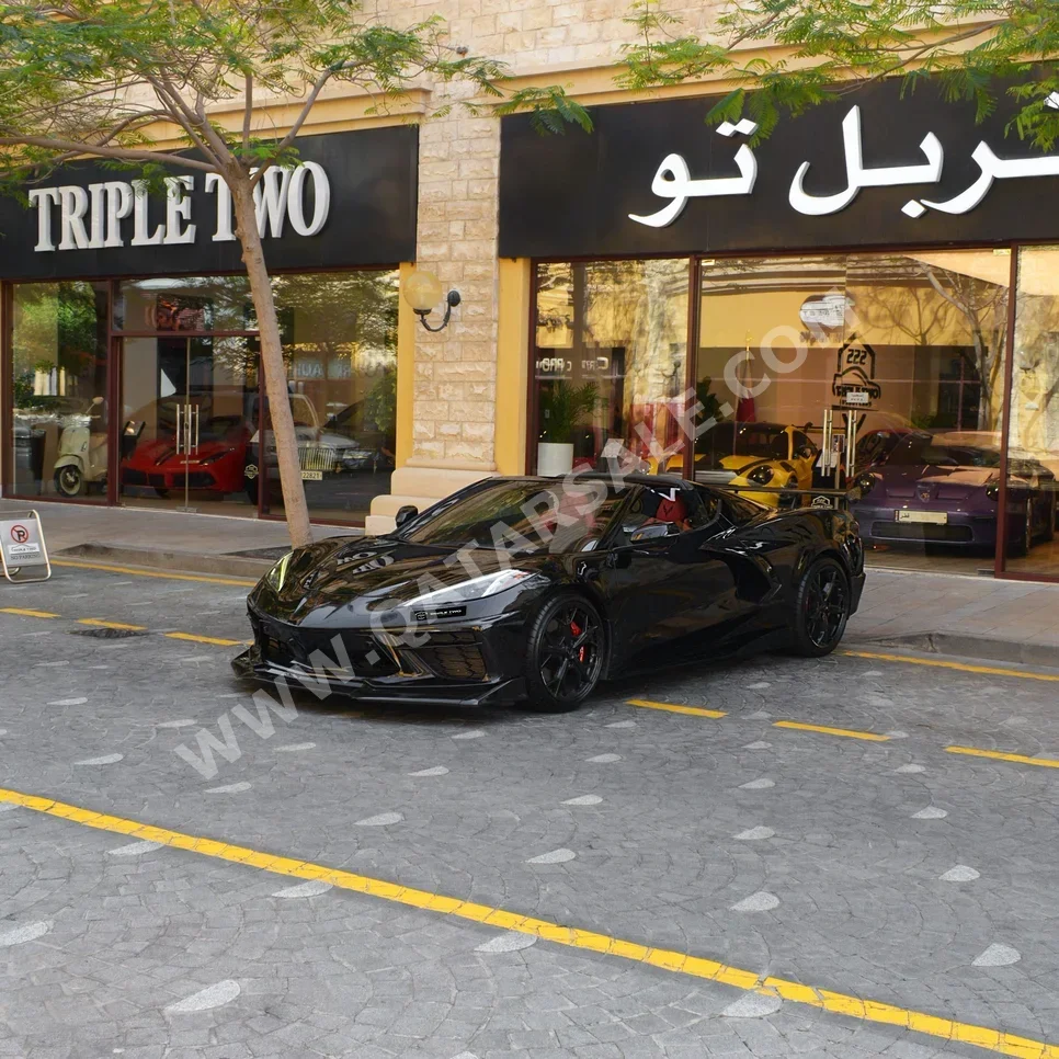 شفروليه كورفيت سي 8 2021 اوتوماتيك 29,000 كم 8 سلندر دفع خلفي كوبيه \ سبورت أسود