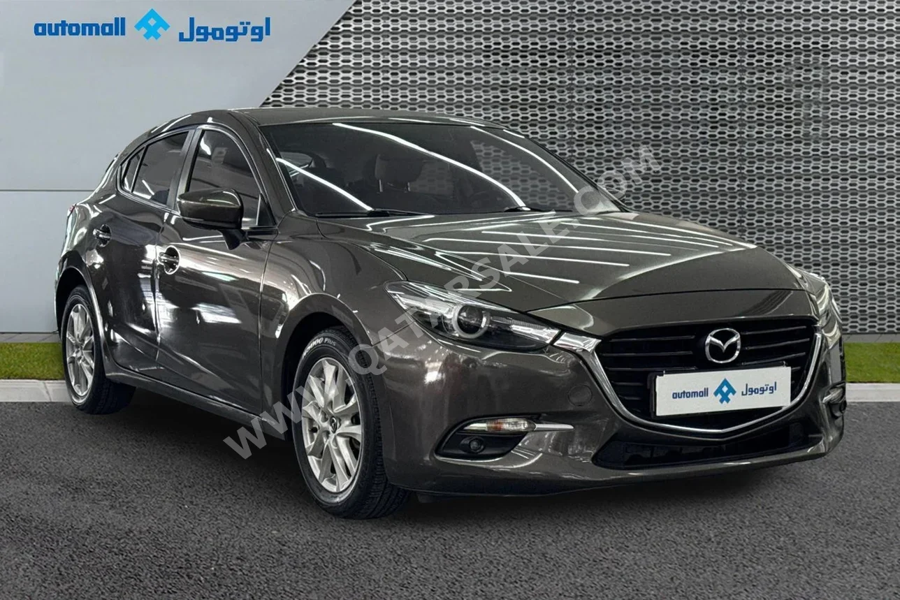 مازدا  مازدا 3  سكاي اكتف جي  2017  اوتوماتيك  120,686 كم  4 سلندر  سحب امامي  هاتشباك  بني