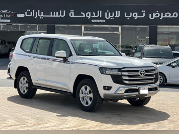 تويوتا  لاند كروزر  جي اكس ار  2025  اوتوماتيك  0 كم  6 سلندر  دفع رباعي  اس يو في  أبيض  تحت الضمان