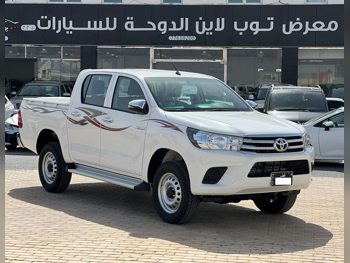 تويوتا  هاي لوكس  2026  اوتوماتيك  0 كم  4 سلندر  دفع رباعي  بيكب  أبيض  تحت الضمان