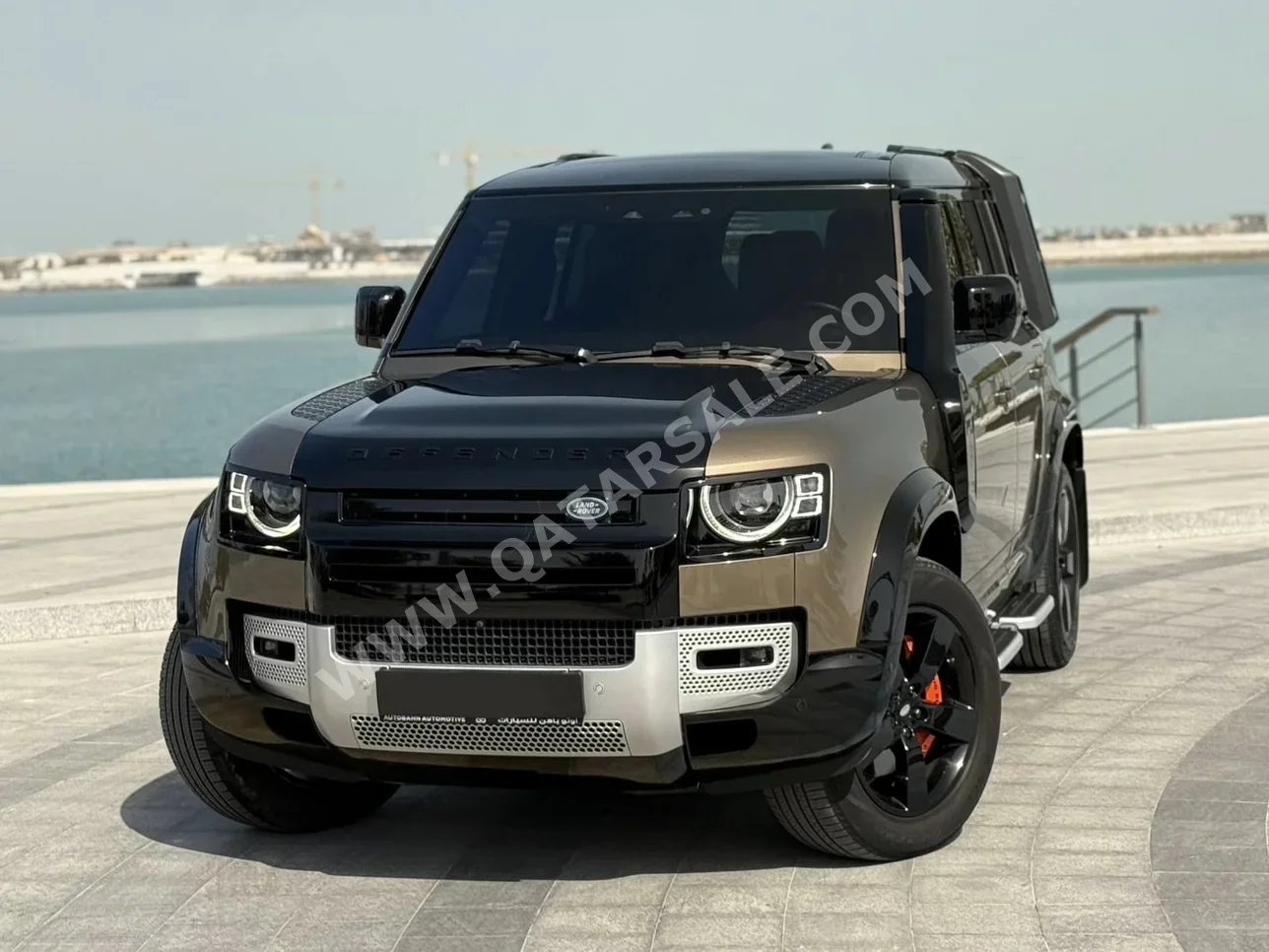 لاند روفر ديفيندر 110 فيرست اديشن 2020 اوتوماتيك 84,000 كم 6 سلندر دفع رباعي اس يو في بني