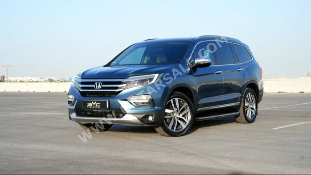 هوندا  بايلوت  تورينغ  2016  اوتوماتيك  113,000 كم  6 سلندر  دفع كلي مستمر  اس يو في  ازرق