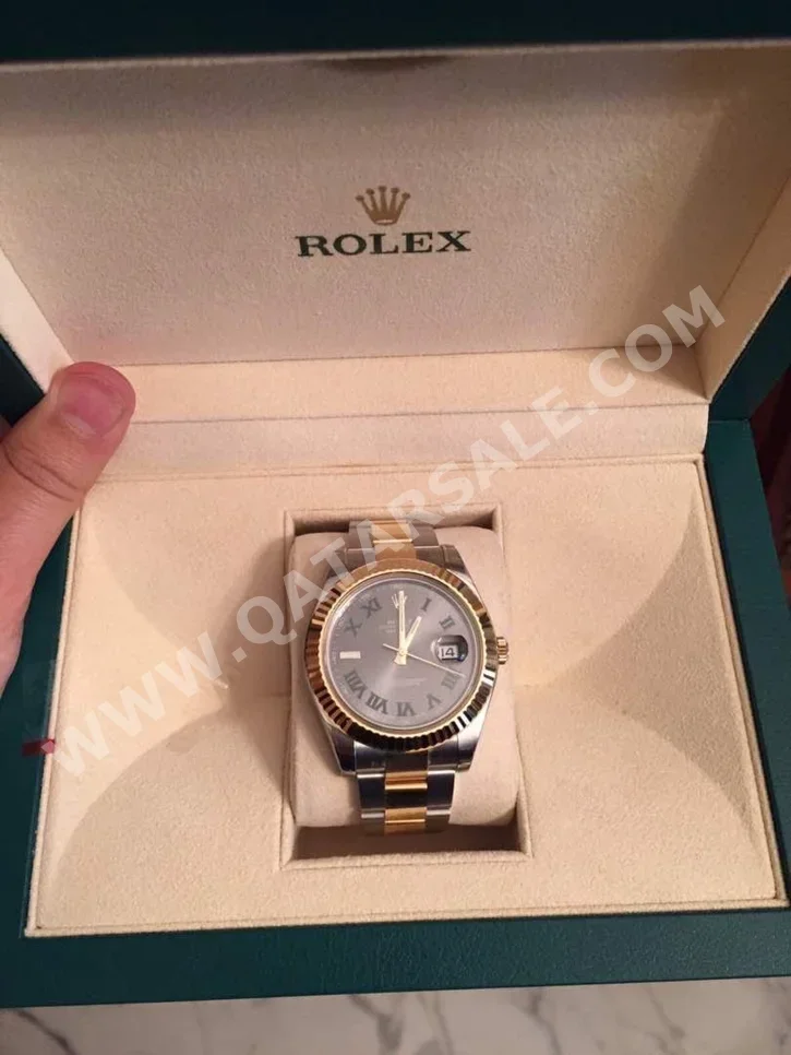 Watches - Rolex  - Quartz Watch  - Grey  - Men Watches