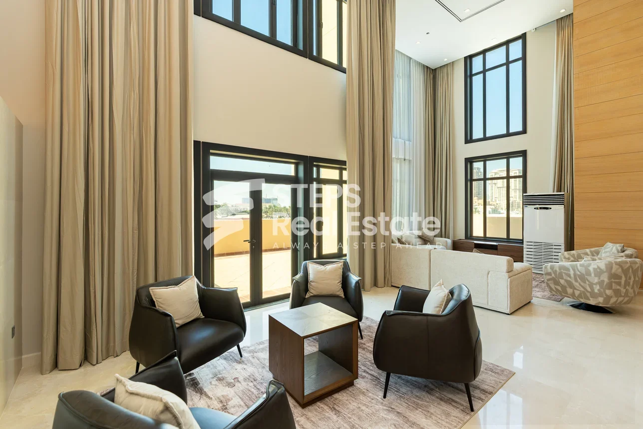 تاون هاوس  - مفروشة بالكامل  - الدوحة  - اللؤلؤة  - 5 غرف نوم