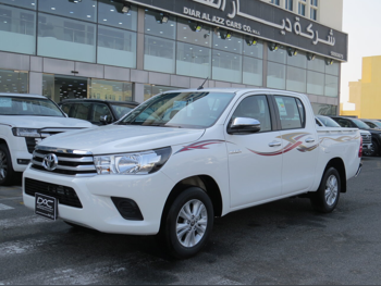 تويوتا  هاي لوكس  2026  اوتوماتيك  0 كم  4 سلندر  دفع خلفي  بيكب  أبيض  تحت الضمان