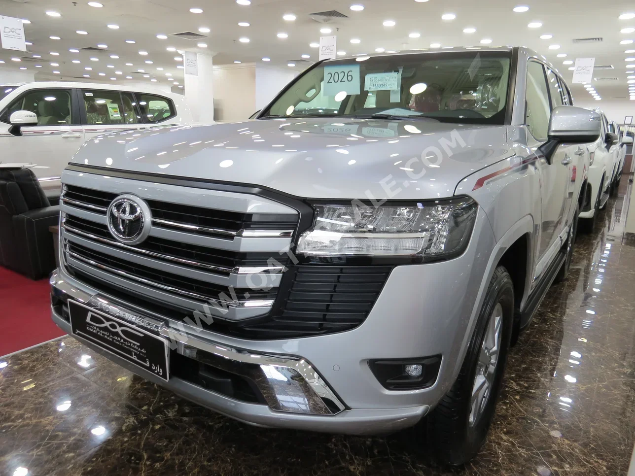 تويوتا  لاند كروزر  جي اكس ار  2026  اوتوماتيك  0 كم  6 سلندر  دفع رباعي  اس يو في  فضي  تحت الضمان