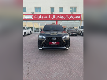 Lexus  LX  600 F Sport  2023  Automatic  53,000 Km  6 Cylinder  Four Wheel Drive (4WD)  SUV  Black  With Warranty