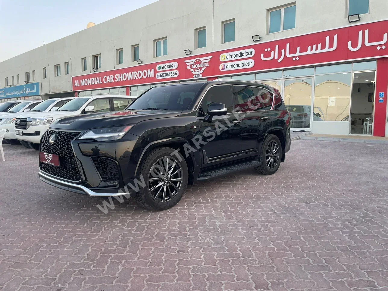لكزس  ال اكس  600 اف سبورت  2023  اوتوماتيك  53,000 كم  6 سلندر  دفع رباعي  اس يو في  أسود  تحت الضمان