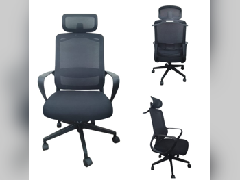 كراسي مكتب ميرير للمفروشات - كرسي تنفيذي - أسود