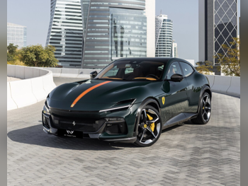 فيراري  بوروسانجوي  2024  اوتوماتيك  9,000 كم  12 سلندر  دفع خلفي  كوبيه \ سبورت  أخضر  تحت الضمان