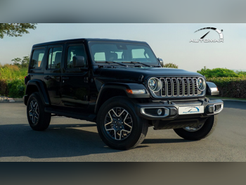 Jeep  Wrangler  Sahara  2025  Automatic  0 Km  4 Cylinder  Four Wheel Drive (4WD)  SUV  Black  With Warranty