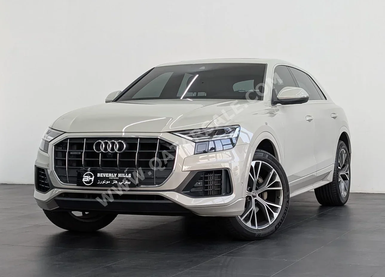 Audi  Q8  55 TFSI Quattro  2022  Automatic  34,700 Km  6 Cylinder  Four Wheel Drive (4WD)  SUV  Beige  With Warranty
