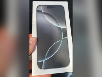 هواتف نقالة ابل  - ايفون 16  - برو  - تيتانيوم أبيض  - 256 جيجابايت