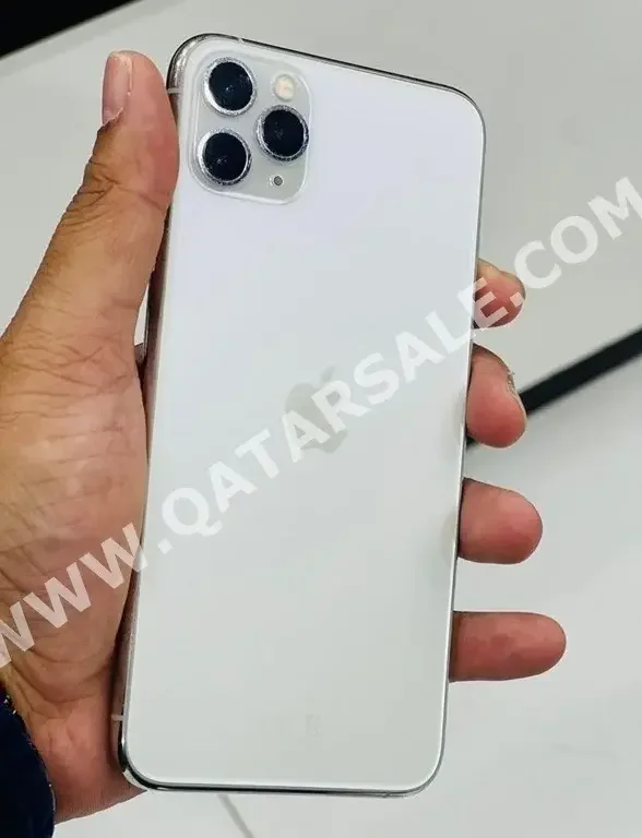 Apple  - iPhone 11  - Pro Max  - White  - 256 GB