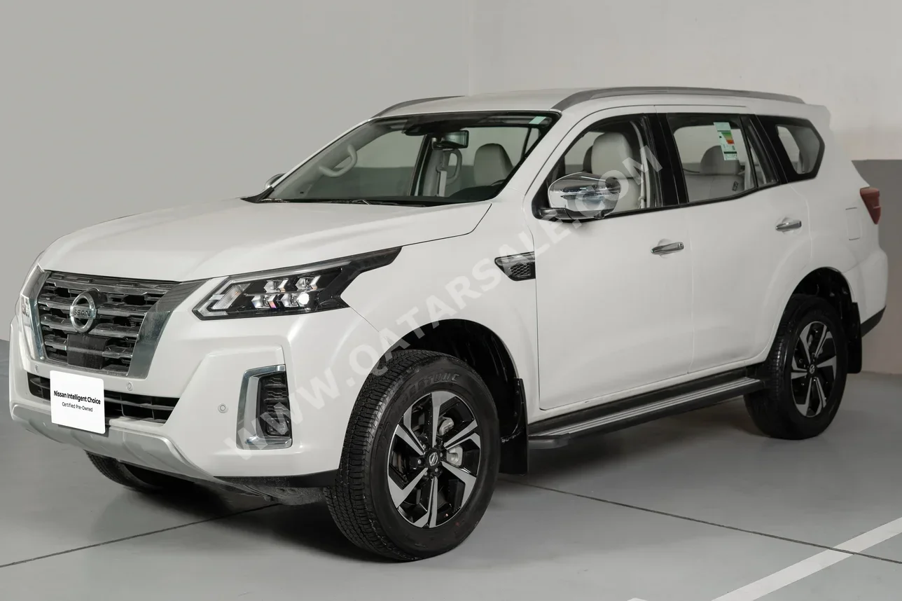 Nissan  Xterra  Titanium  2024  Automatic  1,736 Km  4 Cylinder  Four Wheel Drive (4WD)  SUV  White  With Warranty