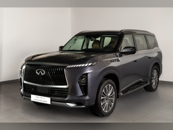 Infiniti  QX  80  2025  Automatic  2,233 Km  6 Cylinder  Four Wheel Drive (4WD)  SUV  Gray  With Warranty