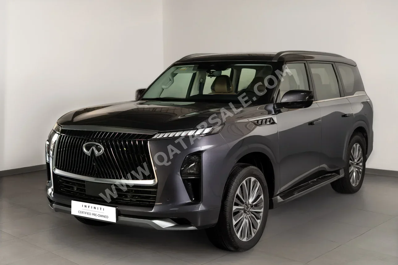Infiniti  QX  80  2025  Automatic  2,233 Km  6 Cylinder  Four Wheel Drive (4WD)  SUV  Gray  With Warranty