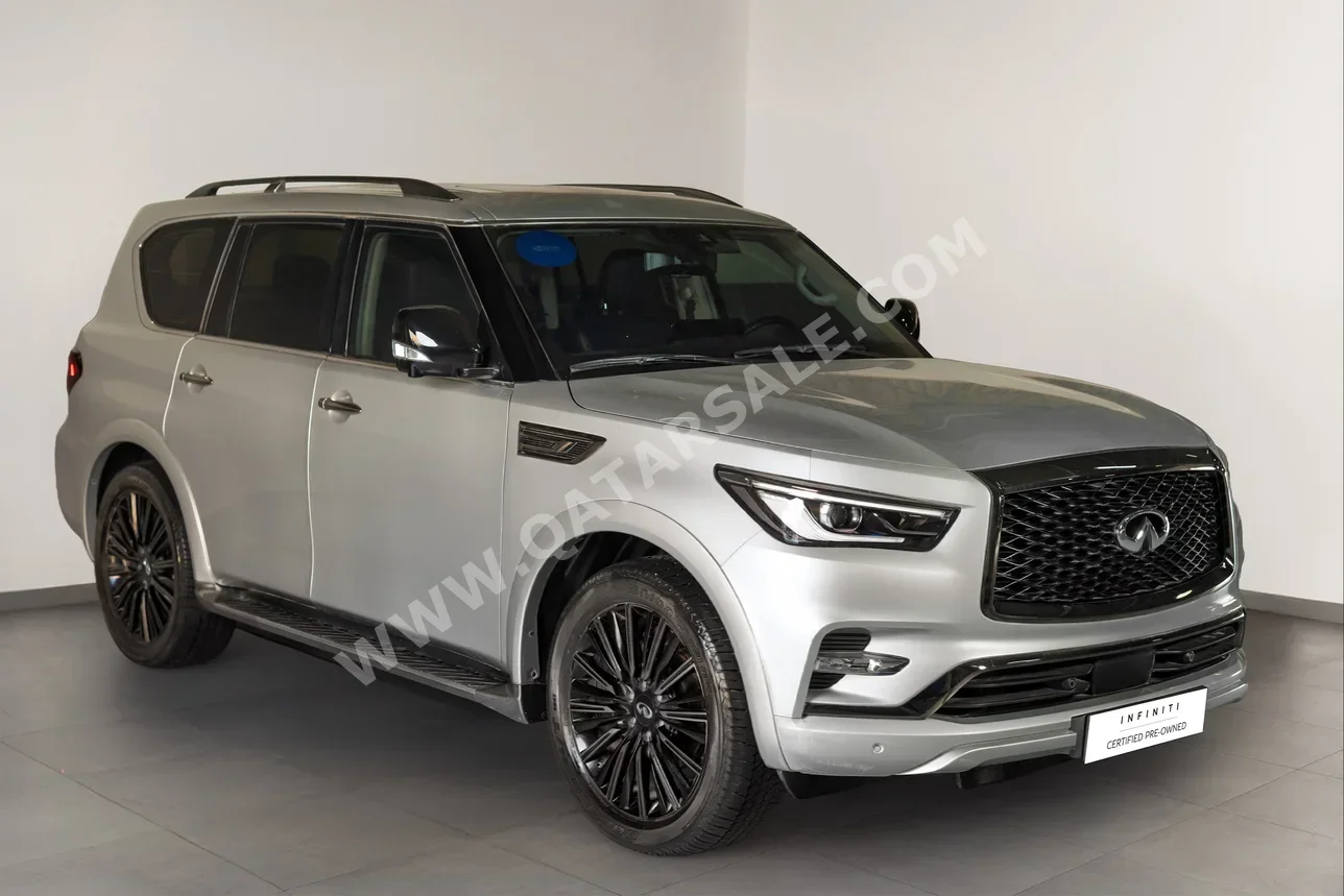 Infiniti  QX  80  2023  Automatic  19,720 Km  8 Cylinder  Four Wheel Drive (4WD)  SUV  Silver  With Warranty