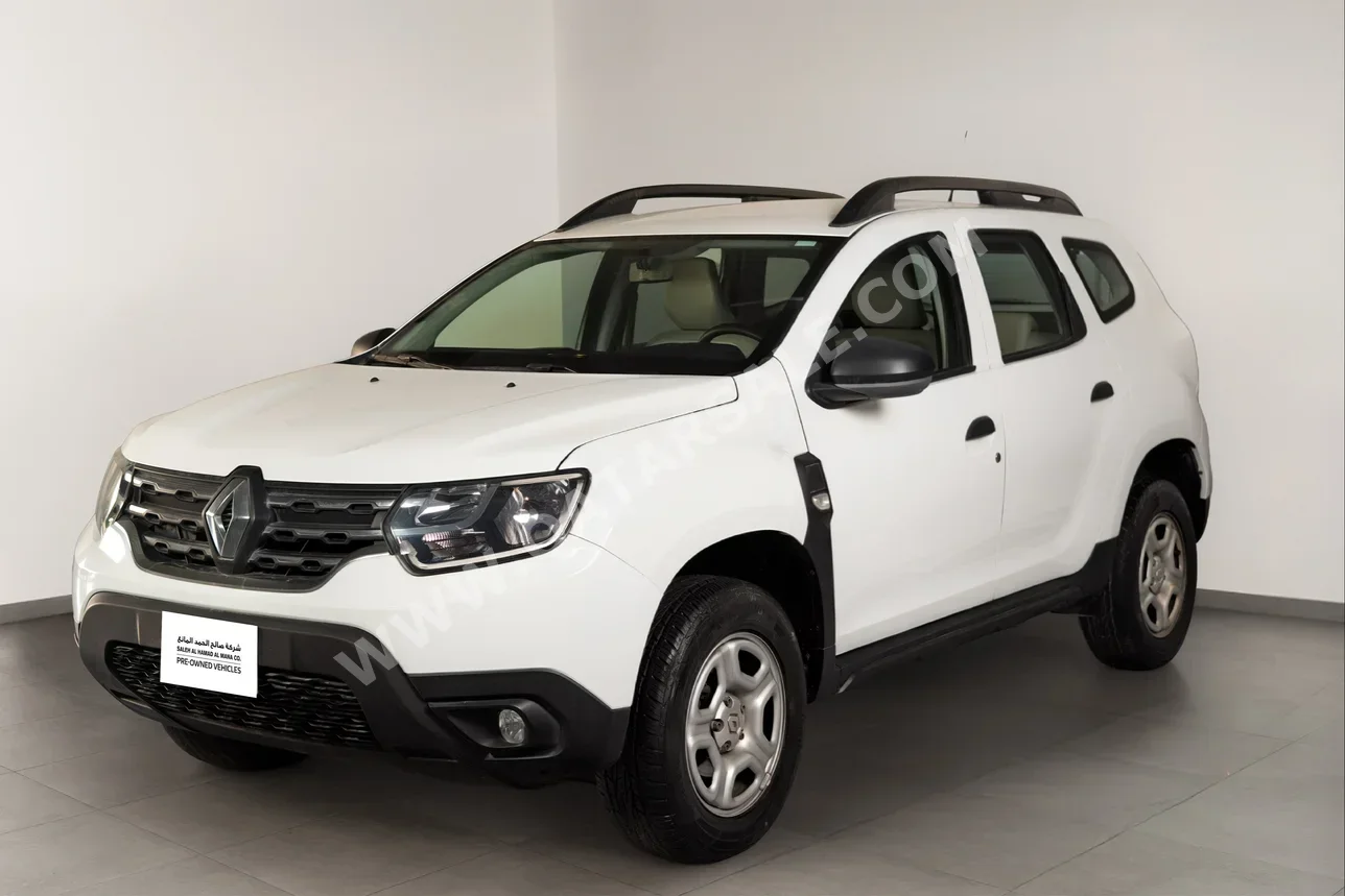 Renault  Duster  2022  Automatic  26,998 Km  4 Cylinder  Front Wheel Drive (FWD)  SUV  White