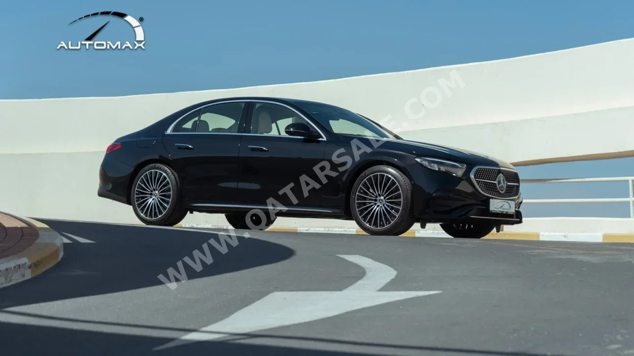 مرسيدس - بنز  اي - كلاس  200 AMG  2026  اوتوماتيك  0 كم  4 سلندر  دفع خلفي  سيدان  أسود  تحت الضمان