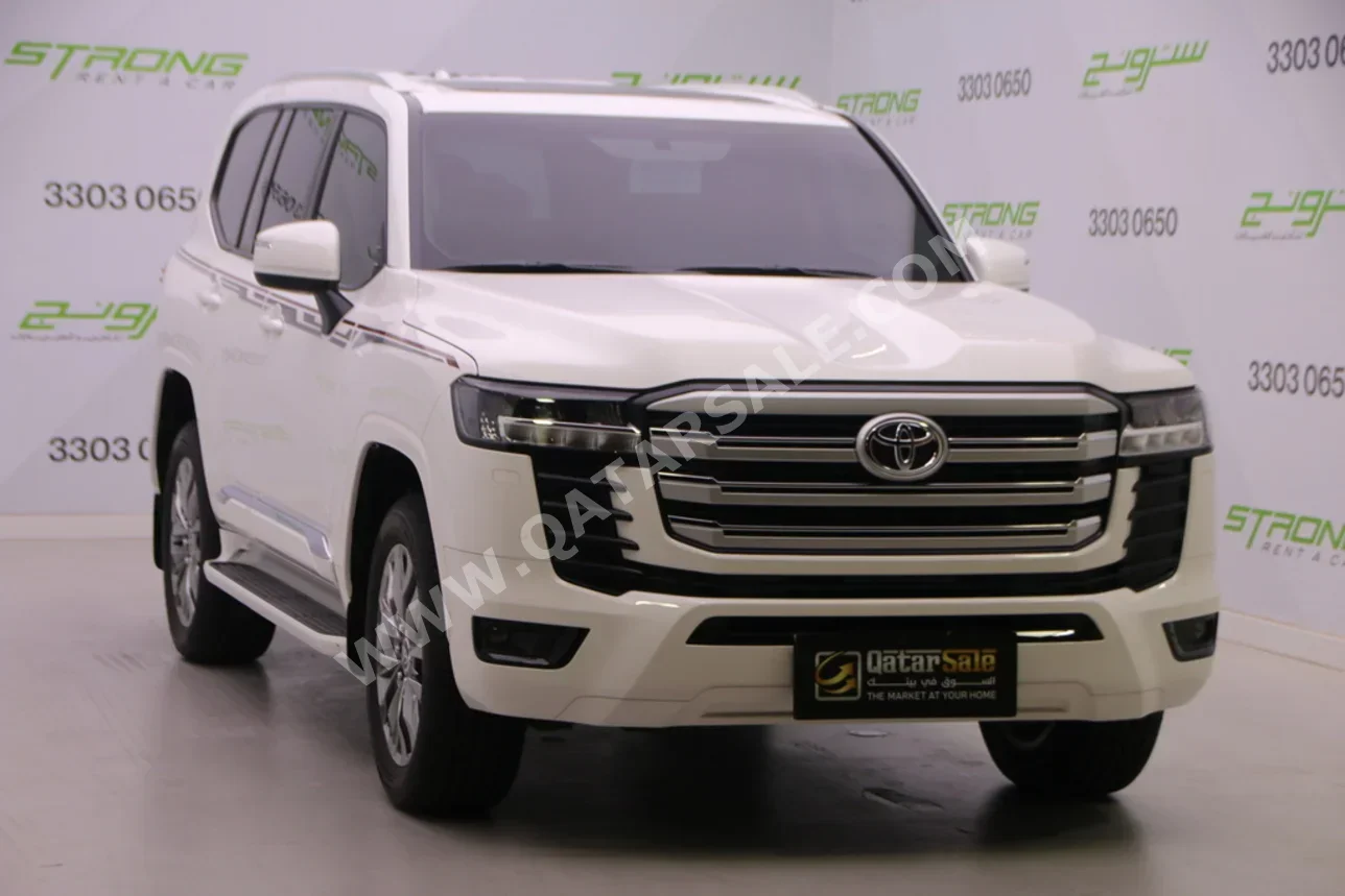 تويوتا لاند كروزر جي اكس ار 2026 اوتوماتيك 1,000 كم 6 سلندر دفع رباعي اس يو في أبيض تحت الضمان