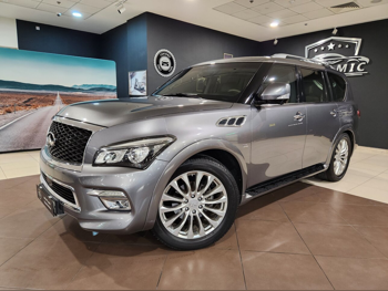 Infiniti  QX  80  2015  Automatic  190,000 Km  8 Cylinder  Four Wheel Drive (4WD)  SUV  Gray