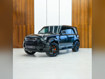 Land Rover  Defender  110  2023  Automatic  70,000 Km  8 Cylinder  Four Wheel Drive (4WD)  SUV  Black  With Warranty