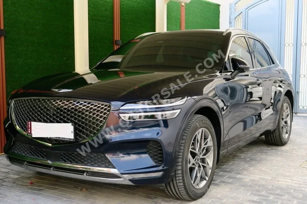 Genesis GV 70 2024 Automatic 33,700 Km 4 Cylinder All Wheel Drive (AWD) SUV Dark Blue With Warranty