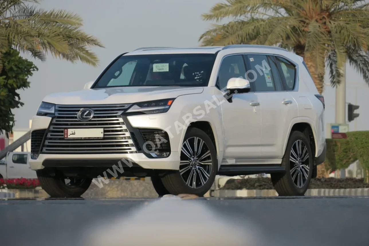 لكزس  ال اكس  600 لكجري  2026  اوتوماتيك  0 كم  6 سلندر  دفع رباعي  اس يو في  أبيض  تحت الضمان