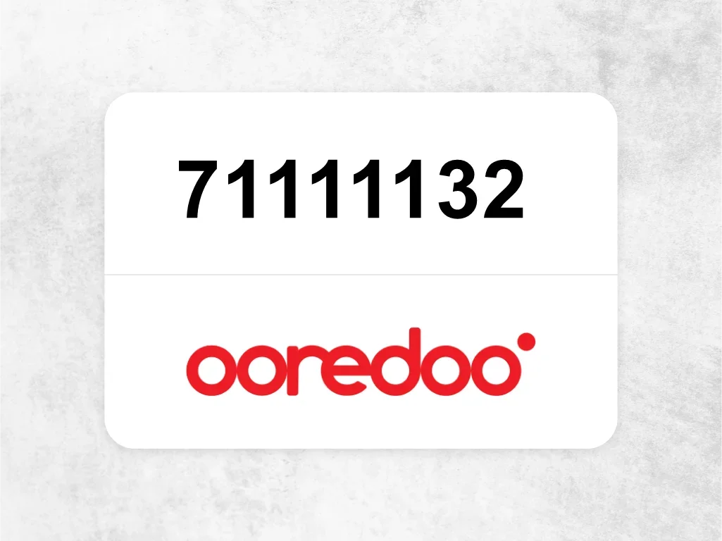 Ooredoo Mobile Phone  71111132