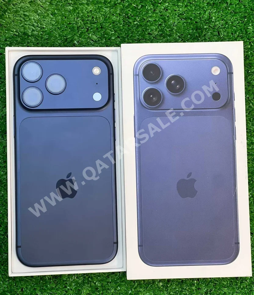 Mobile Phones Apple  - Iphone 17  - Pro Max  - Blue  - 256 GB  - Under Warranty