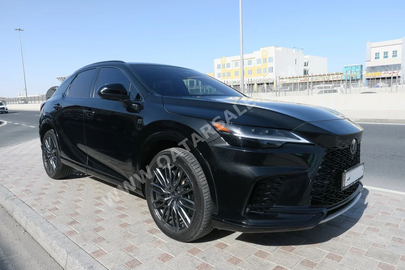 Lexus  RX  500h F SPORT  2024  Automatic  39,000 Km  6 Cylinder  Four Wheel Drive (4WD)  SUV  Black  With Warranty