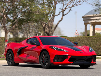 شفروليه  كورفيت  3LT Z51  2023  اوتوماتيك  15,000 كم  8 سلندر  دفع خلفي  كوبيه \ سبورت  أحمر  تحت الضمان