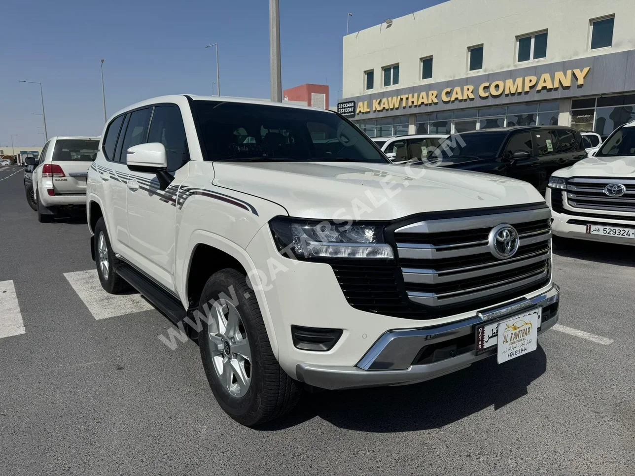 Toyota Land Cruiser GXR 2022 Automatic 126,000 Km 6 Cylinder Four Wheel Drive (4WD) SUV White