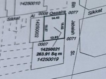 اراضي للبيع  في الدوحة  - فريج عبد العزيز  -المساحة 264 متر مربع