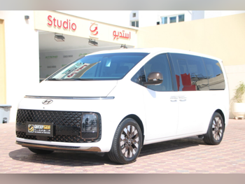 Hyundai  Staria  2024  Automatic  3,450 Km  6 Cylinder  Front Wheel Drive (FWD)  Van / Bus  White  With Warranty