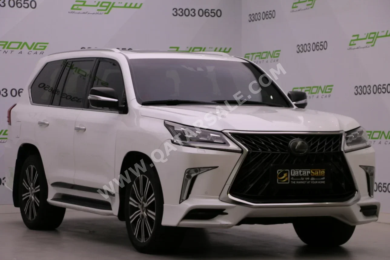 لكزس  ال اكس  570  2018  اوتوماتيك  220,000 كم  8 سلندر  دفع رباعي  اس يو في  أبيض