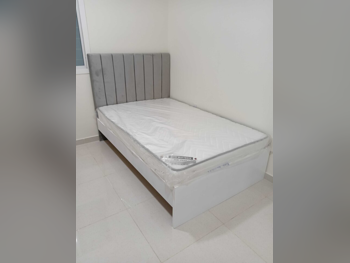 Beds - Single  - Gray  - Mattress Included