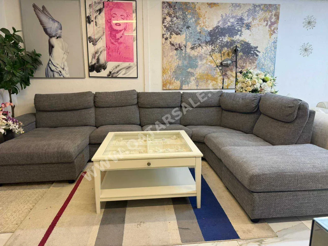 Sofas, Couches & Chairs IKEA  Corner Sofas  - Fabric  - Gray